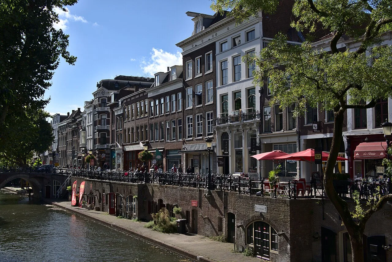 De Oudegracht in Utrecht